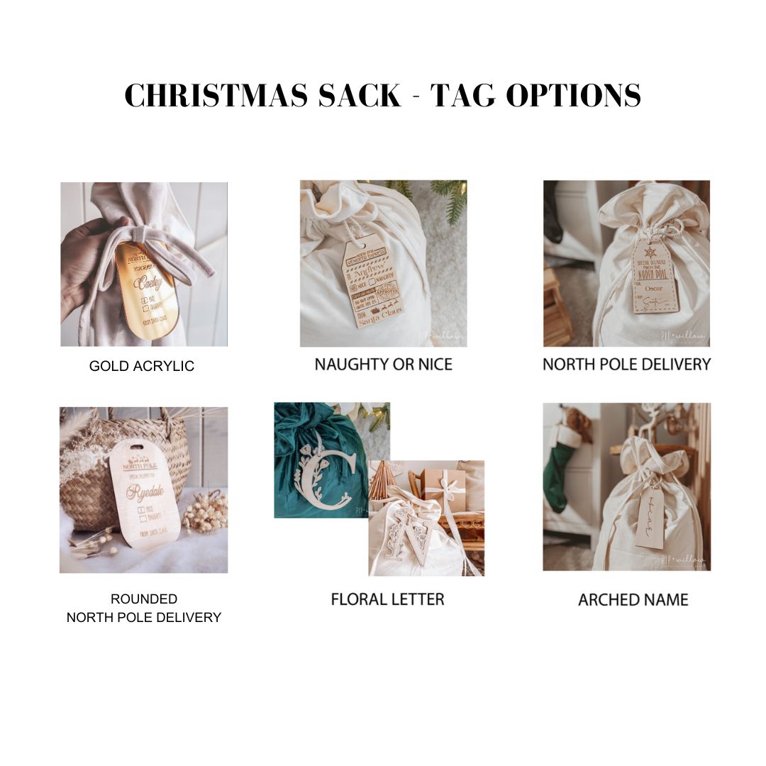 Personalised Santa Sack - Velvet