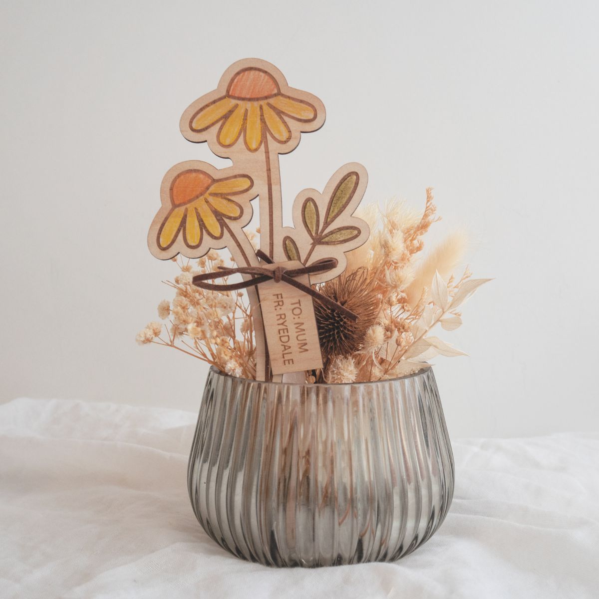 Wooden DIY Flowers For Mother's Day