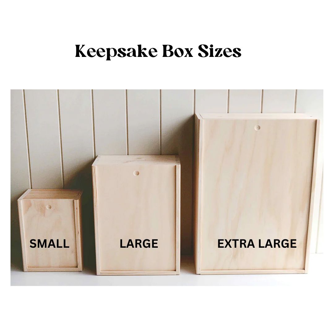 Personalised Wooden Christmas Keepsake Box - Wreath