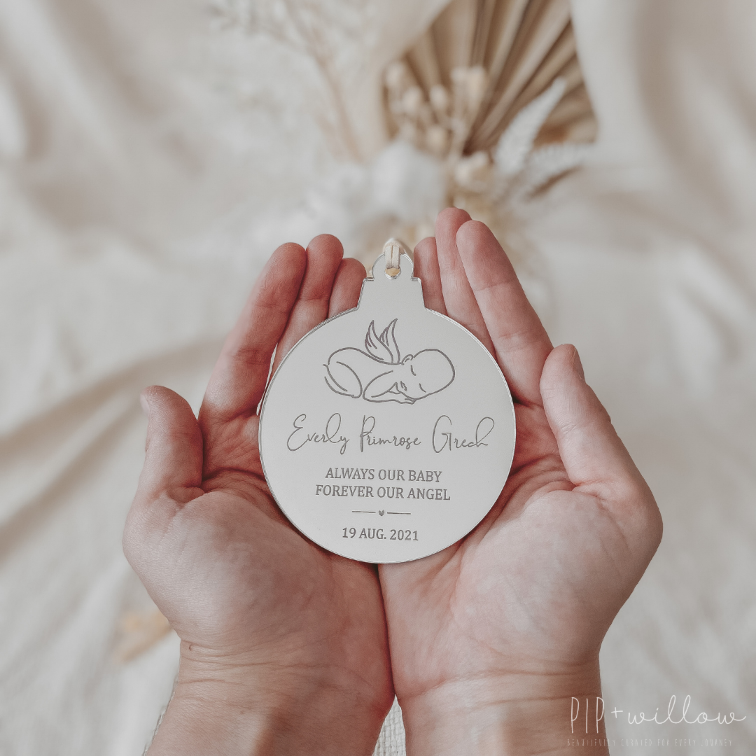 Angel Baby Christmas Ornament