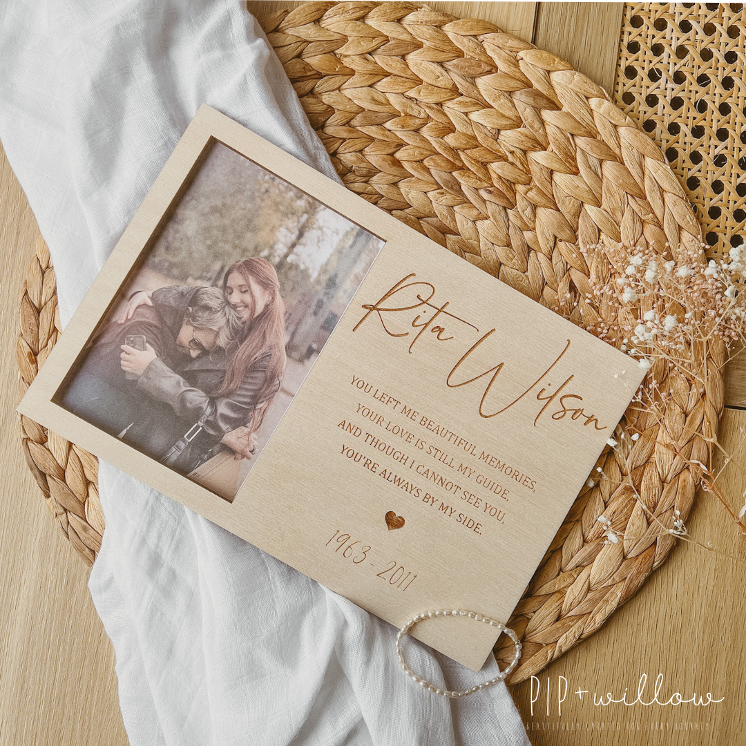 Personalised Memorial Photo Frame