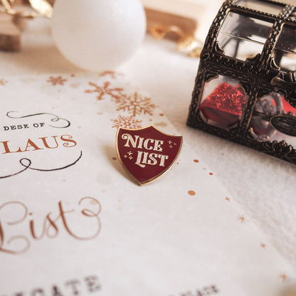 Santa’s Official Nice List Set - Gold Edition