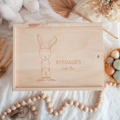 Easter keepsake with a little boy bunny design
