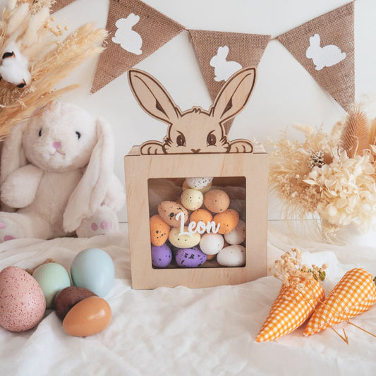 Easter Egg Holder - Peeking Bunny Design