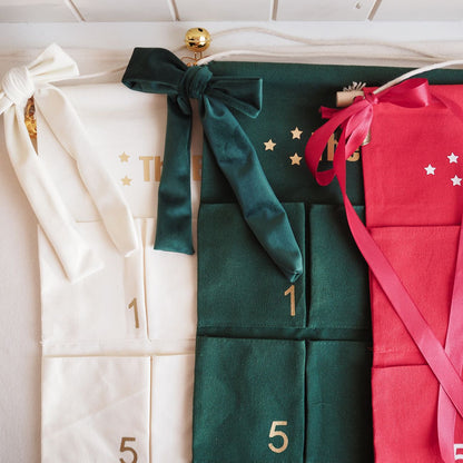 Large Christmas Advent Calendar - Red