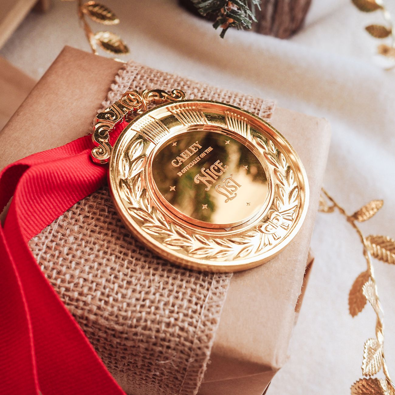 Santa’s Official Nice List Set - Gold Edition