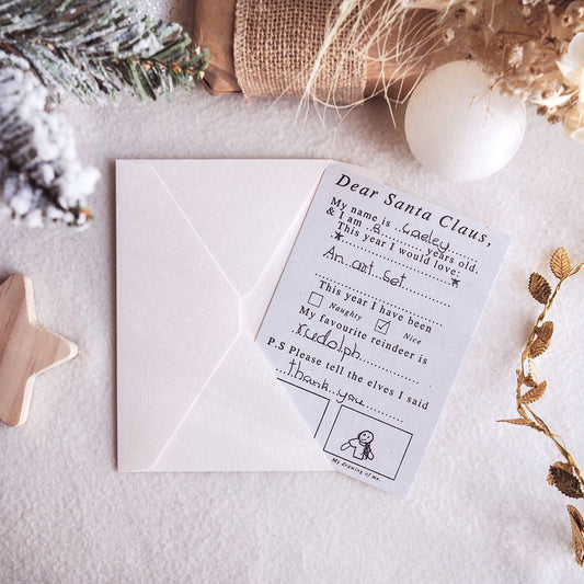 Dear Santa Letter