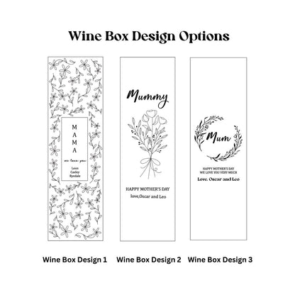 Personalised Wine Box For Mother's Day
