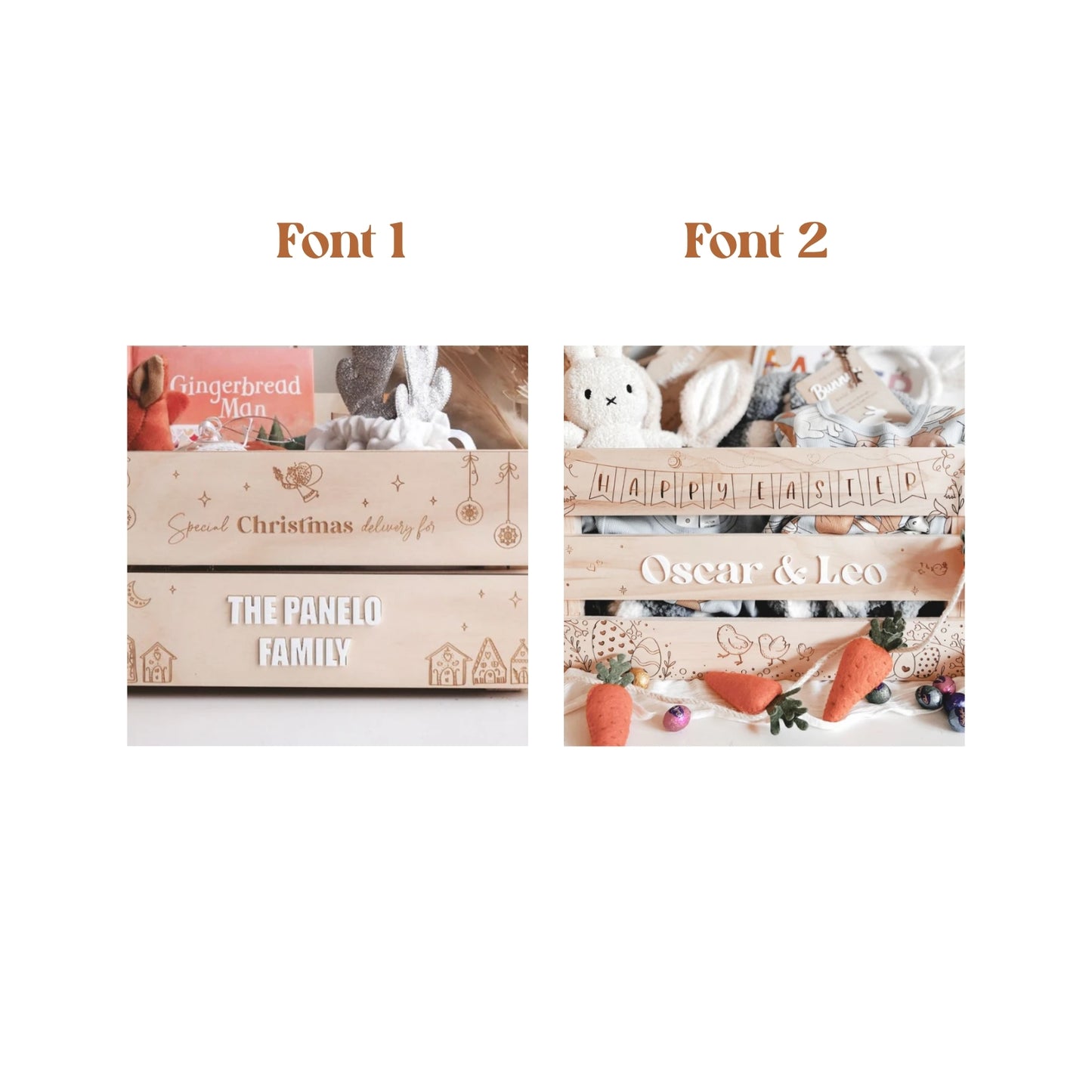 Personalised Christmas Crate - Small