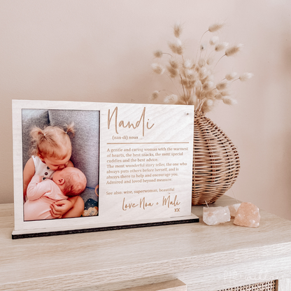 Mother/Grandmother Personalised Photo Frame