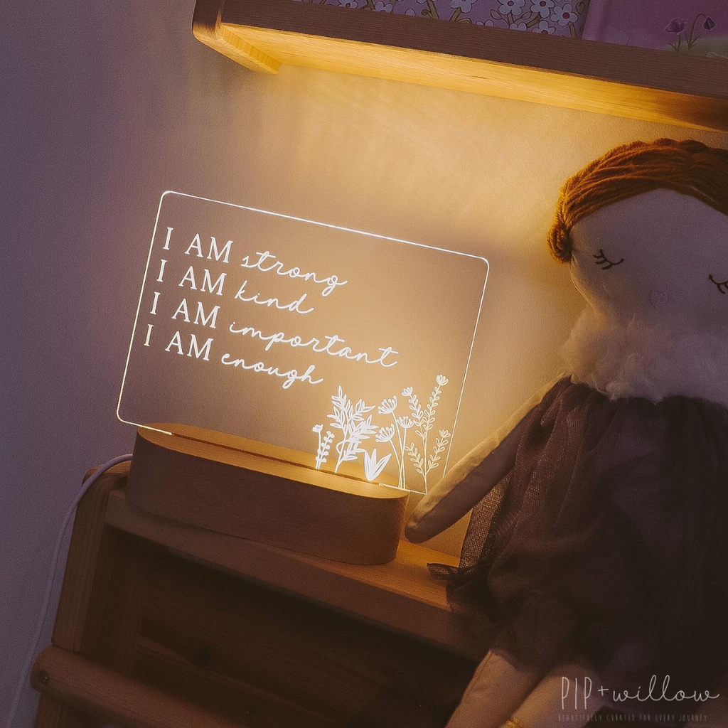 ACRYLIC ONLY - Quote Night Light Acrylic