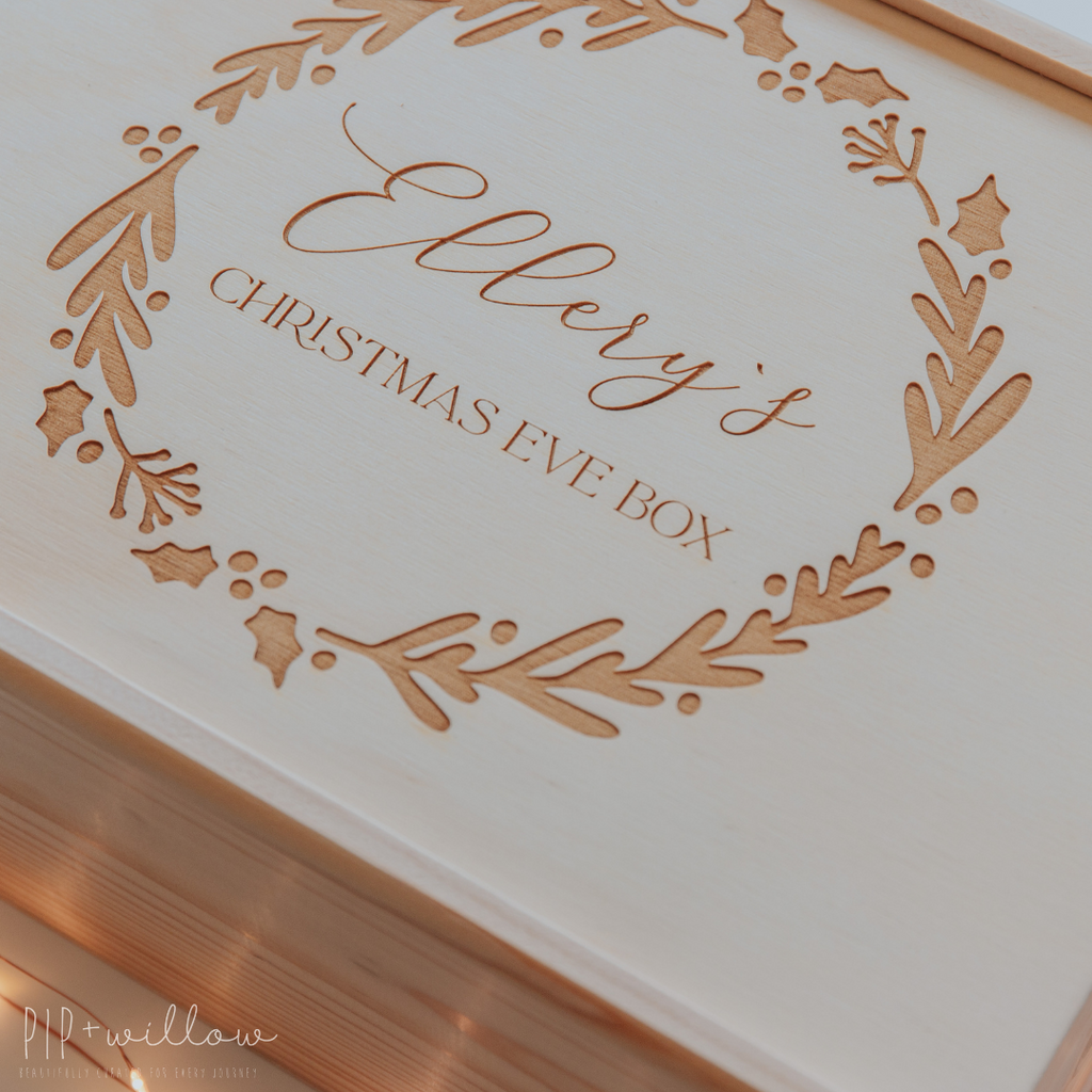 Personalised Lid for Christmas Eve Box - LID ONLY