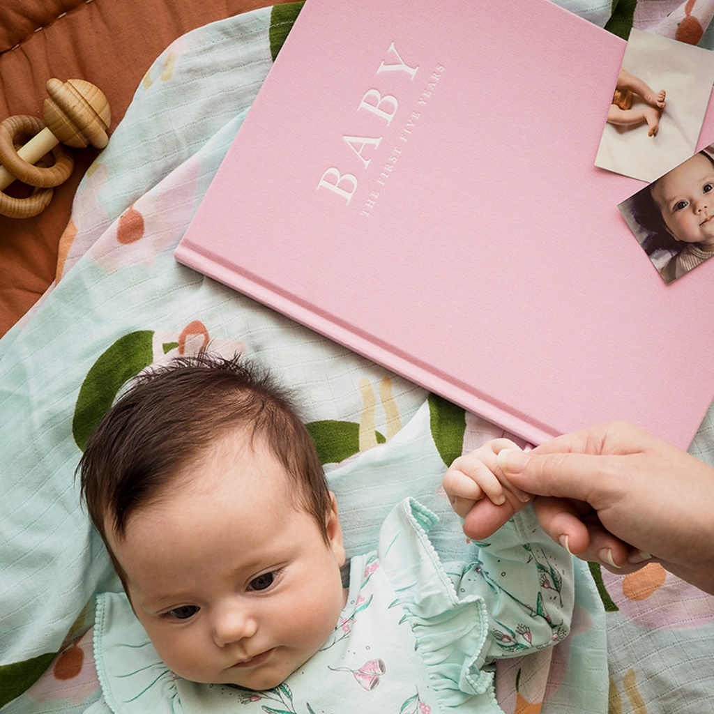 Baby 'The First Five Years' - Baby Journal [Pink]